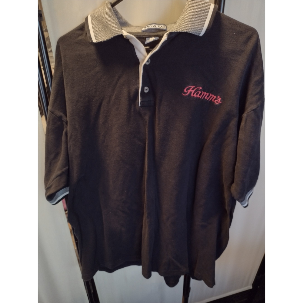 Hamm's Beer XL Black Shirt 100% Cotton
